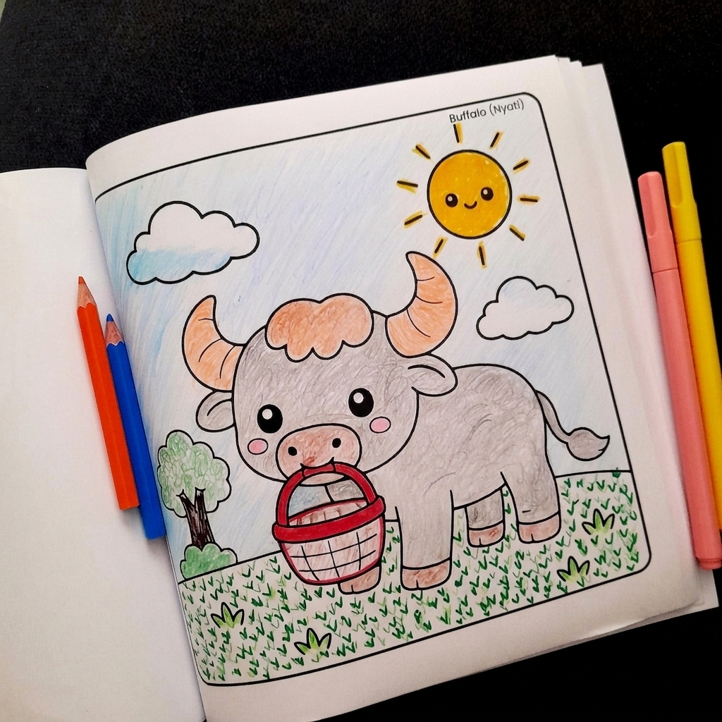COLOUR MY KENYA – Vol. 1: Cute Safari Animals Colouring Book | Amazon Paperback Print - Image 5