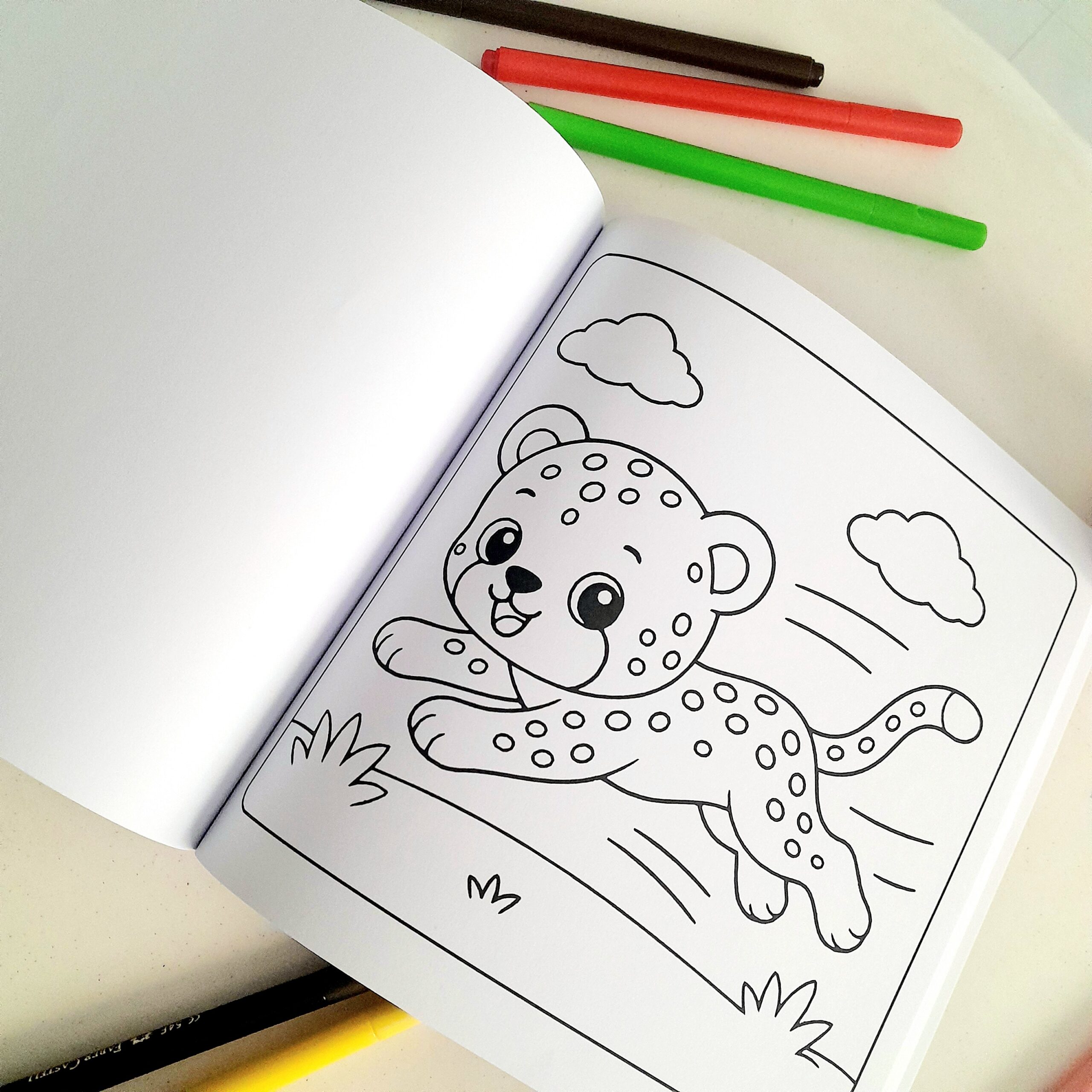 COLOUR MY KENYA – Vol. 1: Cute Safari Animals Colouring Book | Amazon Paperback Print - Image 2