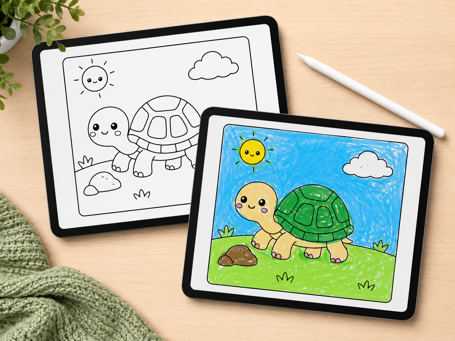 COLOUR MY KENYA – Vol. 1: Cute Safari Animals Colouring Book | 30 Pages | Tablet Pack - Image 5